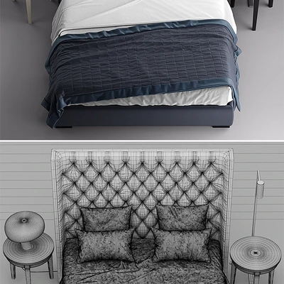 Bed Meridiani TURMAN — Ver 3