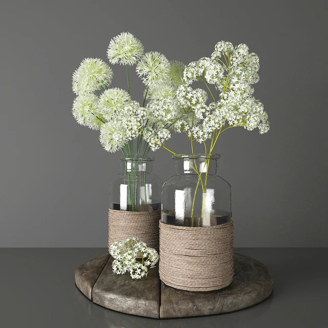 Bouquets 2 - decorative onions and gypsophila — Descargar