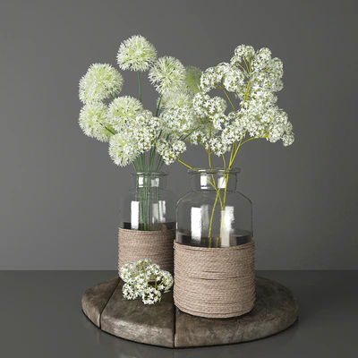 Bouquets 2 - decorative onions and gypsophila — Ver 1