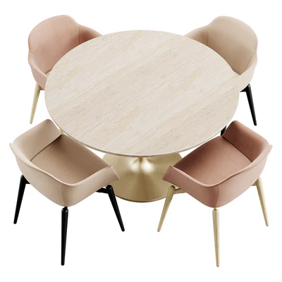 Marelli & Crate & Barrel Nero dining set — Ver 4