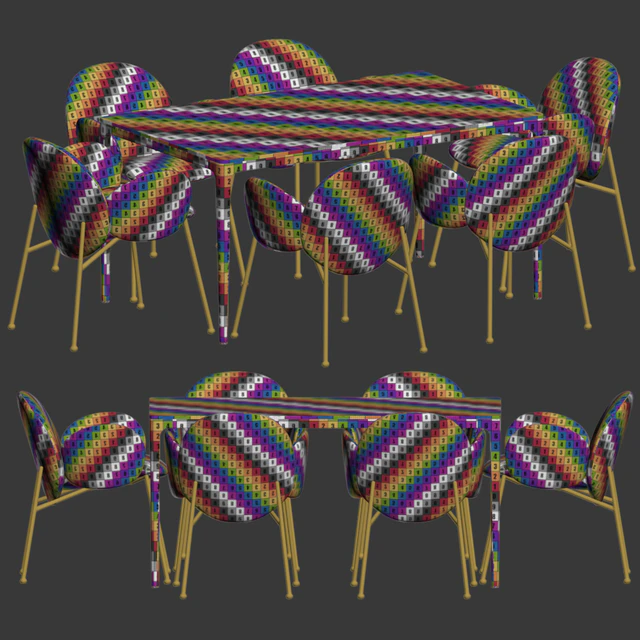 Ola Chair Canto Table Dining Set — Скачать