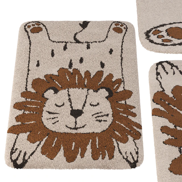 Carpet for children with a tiger pattern, Lillio and a lion pattern, Syma — Descargar