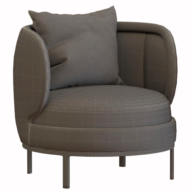 Wittmann Vuelta Swivel Lounge Armchair Designed by Jaime Hayon — Descargar