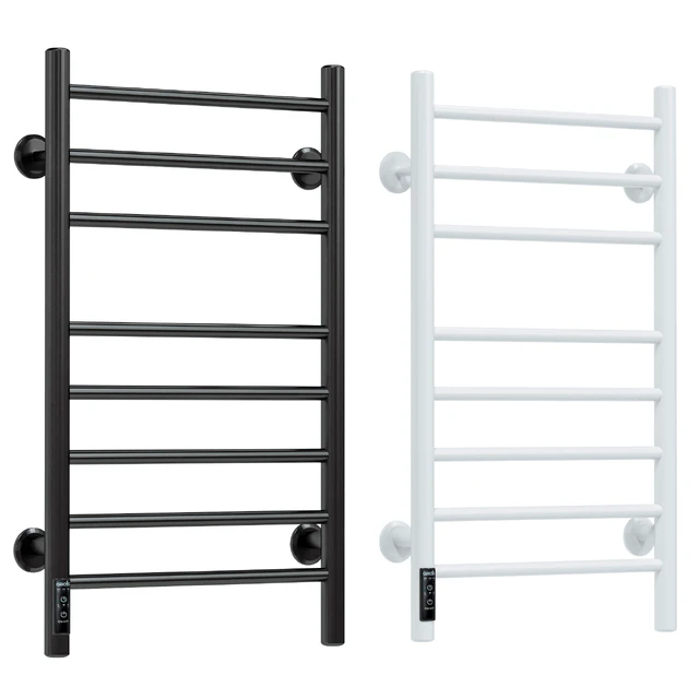 Grois Electric towel warmer Laura 500х800 black-white — Download