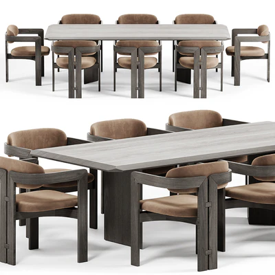 Dolm Plus Table, 0414 Gallottiradice Chair — Вид 5