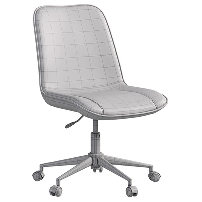 Office chair Style beige color — View 3