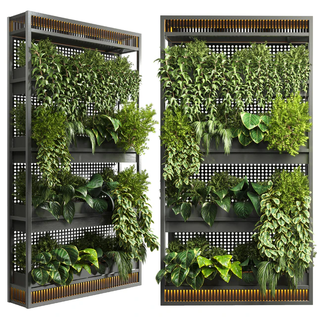Indoor plant-plant stand metal vase 07 — Скачать