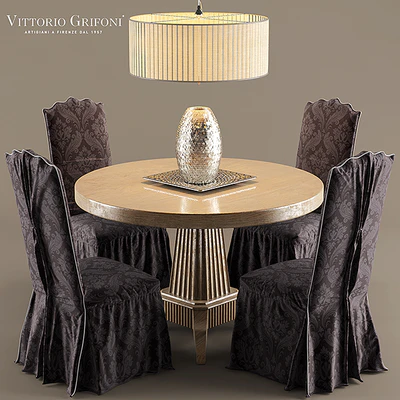 Table and chair Vittorio Grifoni — Ver 1