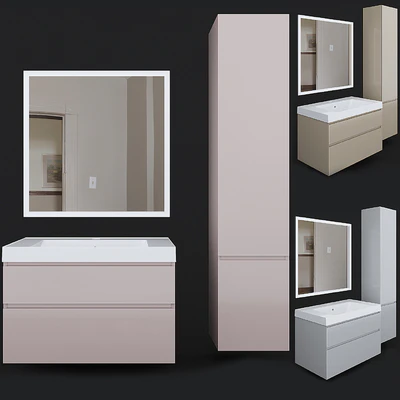 Тумба с раковиной CUBO 80 Kerama Marazzi — Вид 1