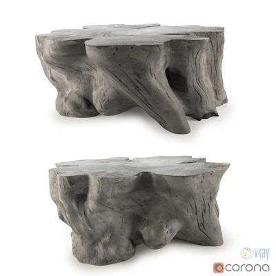 Restoration Hardware Malay Cast concrete table — Вид 1