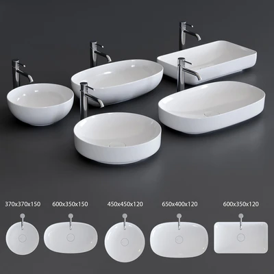 Alice Ceramica Form Washbasin — Ver 1