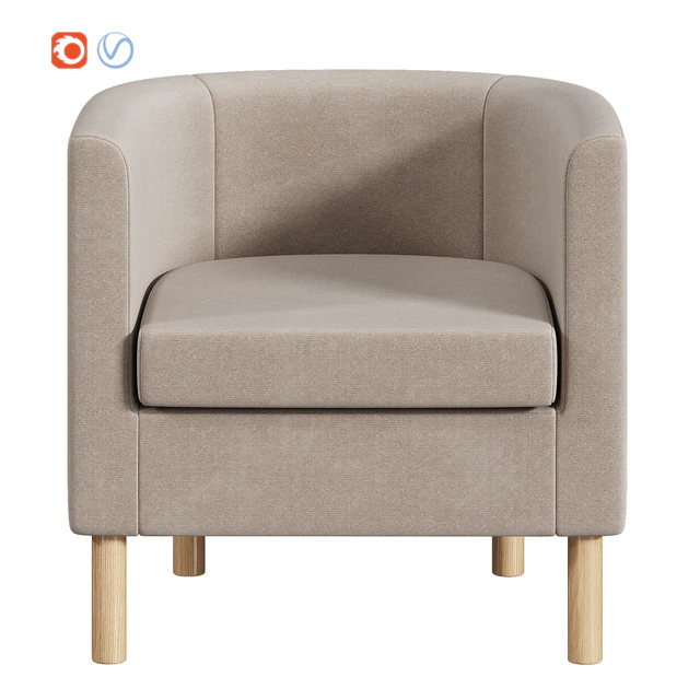 Armchair Hoff Agata beige — Descargar