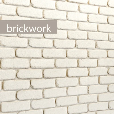 BrickworkBrickwork, brick, white, stone, stone decorative wall — Ver 1