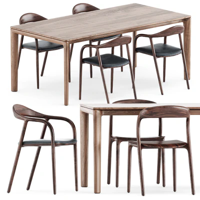 Neva chairs and Neva table by Artisan — Вид 1