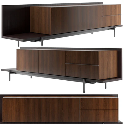 bookcase Minotti Superquadra 2021 collection № 3 — Ver 1