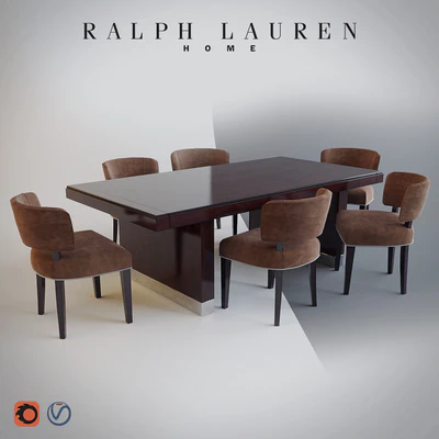 RALPH LAUREN HOME - CLIFF HOUSE DINING TABLE / CHAIR — Ver 1