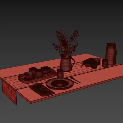 Сервировка стола / Table setting 2 — Вид 2