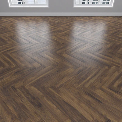 Parquet Oak, 3 types: herringbone, linear, chevron. — Ver 3