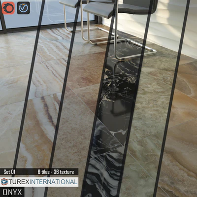 TUREX INTERNATIONAL Onyx Tiles Set 01 — Ver 2