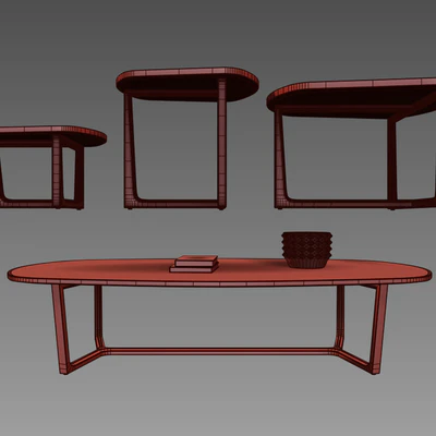 POLIFORM COFFEE TABLES TRIDENTE — Ver 2