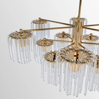 Gretta 12-LIGHT Sputnik modern-linear-chandelier — Ver 2