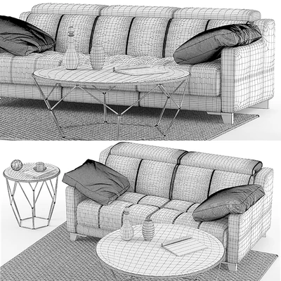 DVN Star Gino sofa set — Ver 3