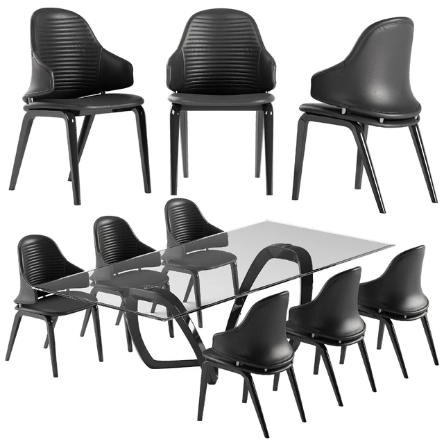 Reflex Vela chair Segno table set — Скачать