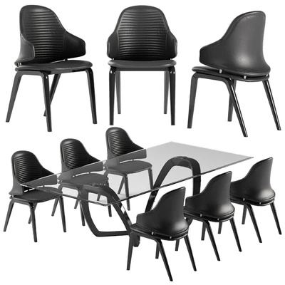 Reflex Vela chair Segno table set — Вид 1
