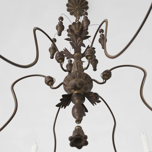 Lamp Salento Vintage Copper Six-Light Chandelier — Descargar
