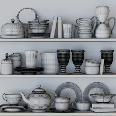 Collection of tableware and kitchen accessories — Ver 2