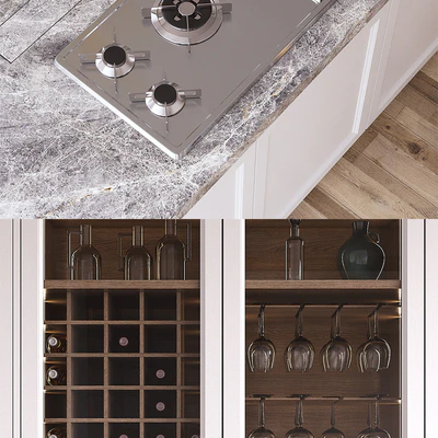 Kitchen L'ORIGINE Aeterna (vray GGX, corona PBR) — Ver 3