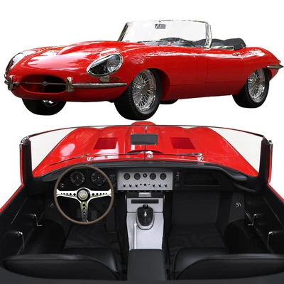 Jaguar e type Roadster(1962 Jaguar XKE Series I 3.8 Roadster) — Вид 1