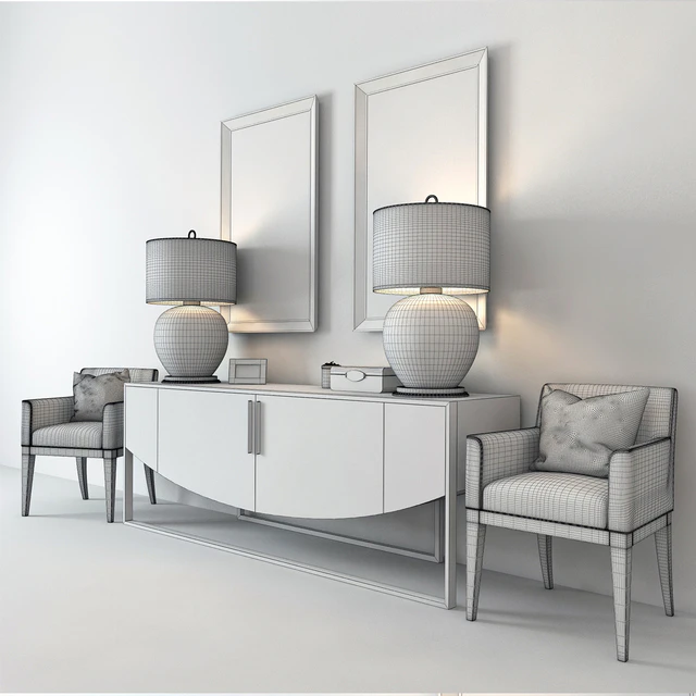 Set of furniture The Sofa & Chair Company (set1) — Скачать