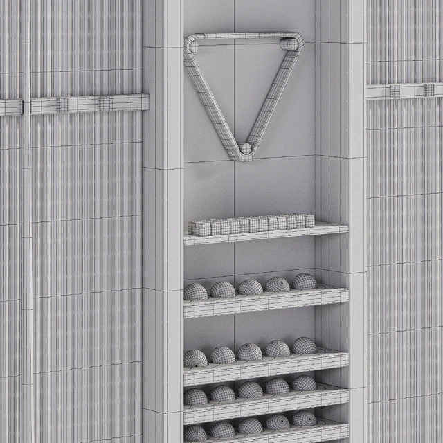 Billiard Wall Rack — Descargar