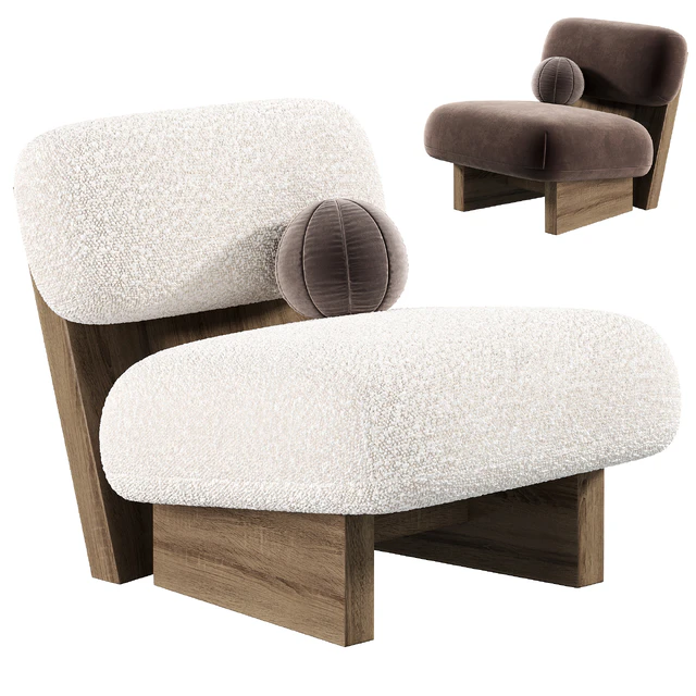 Jia Chair by Gabriel Abraham, кресла — Скачать