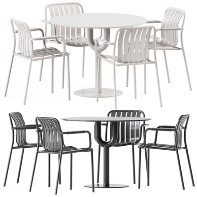 Piper Pedestal Table by DesignByThem and Trocadero Armchair by Talenti — Ver 1