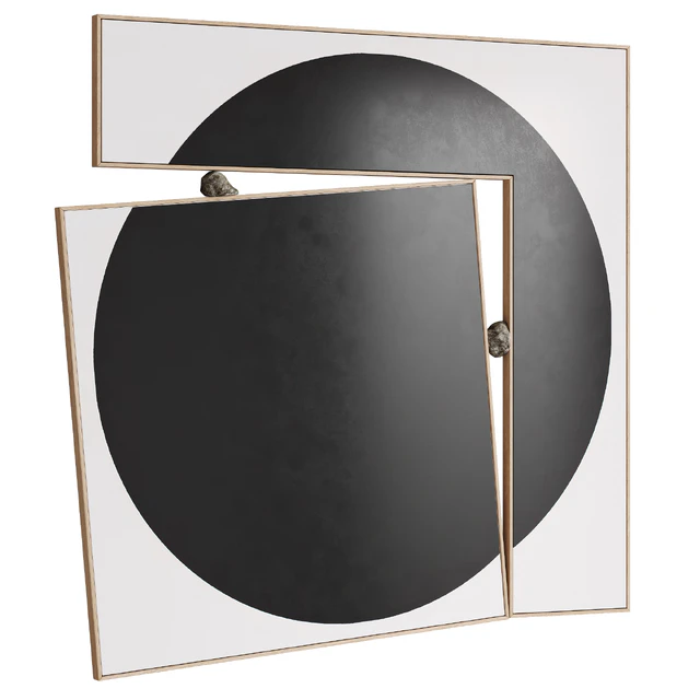 Modern Abstract Geometric Panel — Descargar