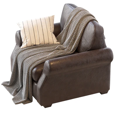 Fremont Roll Arm Upholstered Armchair — Ver 3
