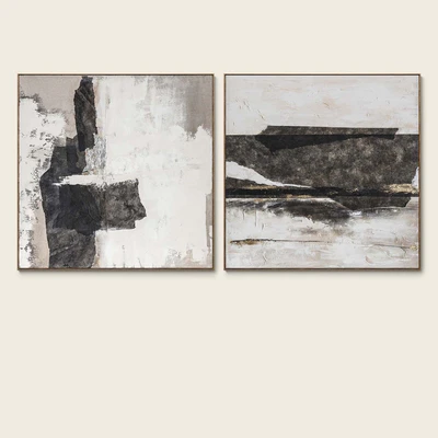 Plaster two square photo frames 46 — Вид 5