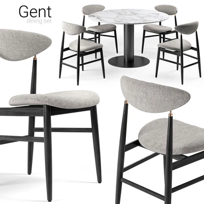 Gubi dining set — Ver 1