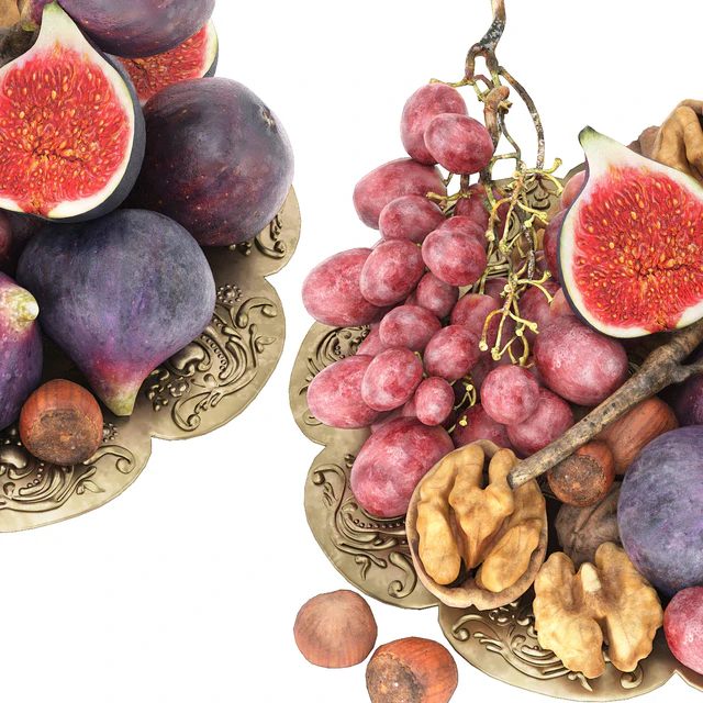 plate of fruits — Скачать