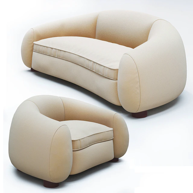 Jean Royere Sofa, Armchair — Descargar