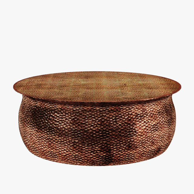 Horizon interseas hammered end and coffee table (rose gold) — Скачать
