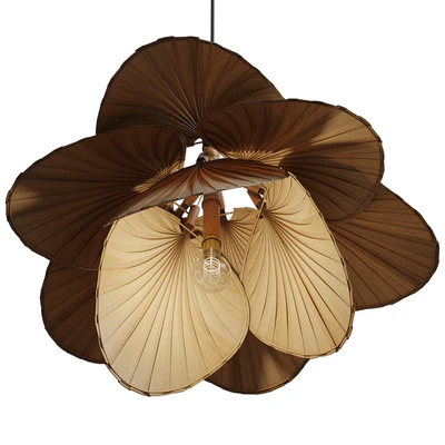 Dry leaf chandelier — Ver 2