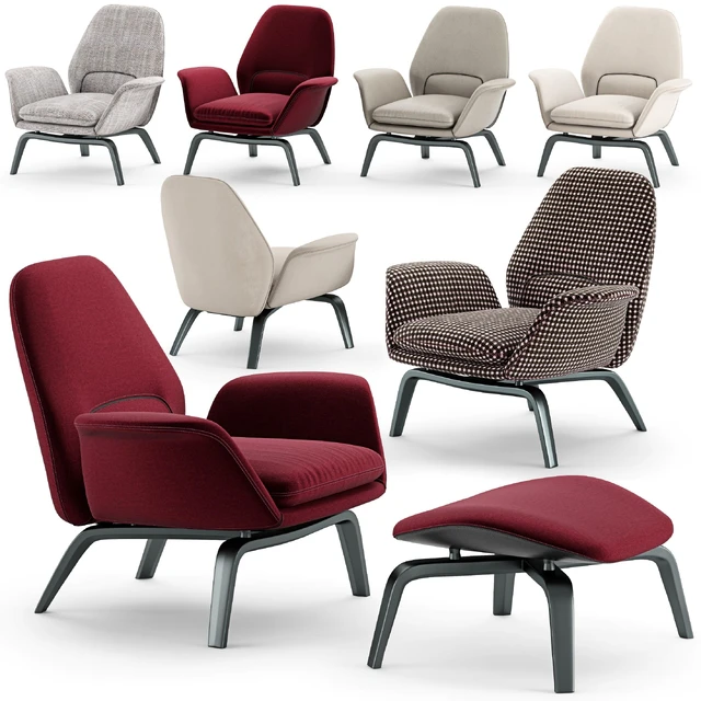 Minotti Gilliam Armchair — Descargar