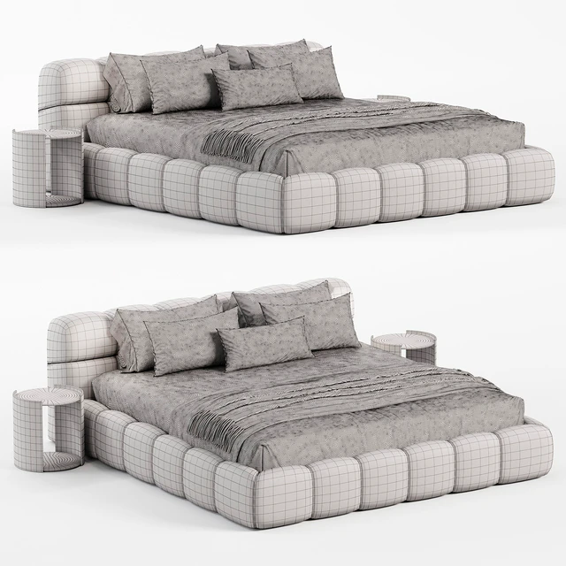 Tufty Bed By B&B Italia — Descargar