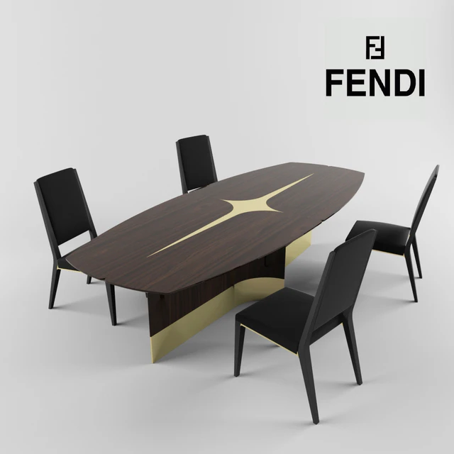 Chairs and tables Fendi Casa — Descargar