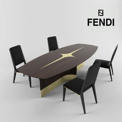 Chairs and tables Fendi Casa — Ver 1