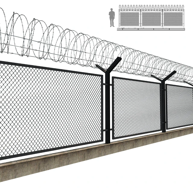Barbed wire fence — Descargar