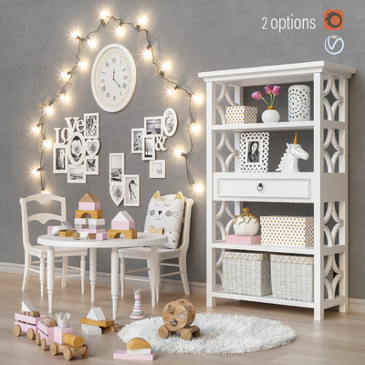 Toys and furniture ( 2 options) set 22 — Вид 1